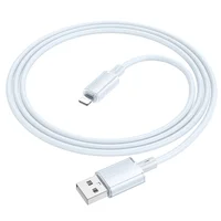 Дата кабель Borofone BX112 Lemon USB to Lightning 2.4A (1m) Blue