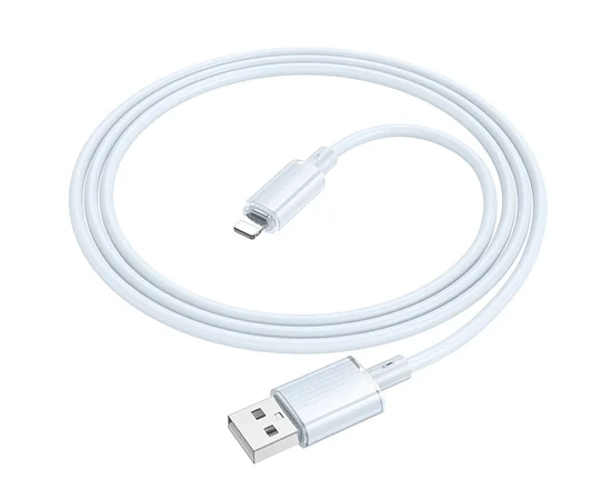 Дата кабель Borofone BX112 Lemon USB to Lightning 2.4A (1m) Blue