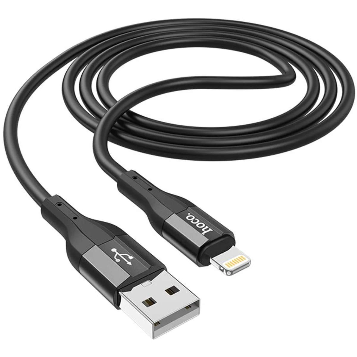 Дата кабель Hoco X72 Creator silicone USB to Lightning (1m) Black