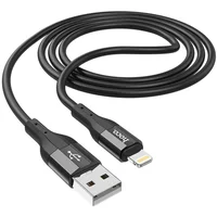 Дата кабель Hoco X72 Creator silicone USB to Lightning (1m) Black