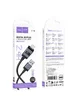 Дата кабель Hoco X118 Generous with display USB to Lightning 2.4A (1m) Black