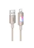 Дата кабель Hoco U144 New USB to Lightning 2.4A (1.2m) Gold