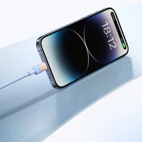 Дата кабель Baseus Discolor Series Fast Charging USB to Lightning 2.4A (1m) (P10374900) Galaxy Blue