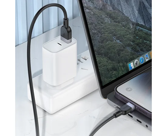 Дата кабель Hoco X109 Energy silicone USB to Lightning (3m) Black