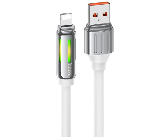 Дата кабель Hoco U136 Prize USB to Lightning 2.4A (1.2m) White
