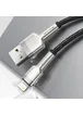 Дата кабель Baseus Cafule Series Metal USB to Lightning 2.4A (1m) (CALJK-A0) Black