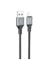 Дата кабель Hoco X86 Spear USB to Lightning (1m) Black