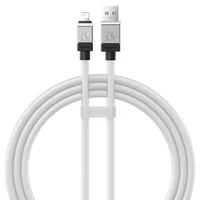 Дата кабель Baseus CoolPlay Series USB to Lightning 2.4A (1m) (CAKW00040) White