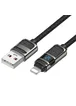 Дата кабель Hoco U137 Line with display USB to Lightning 2.4A/12W (1.2m) Black
