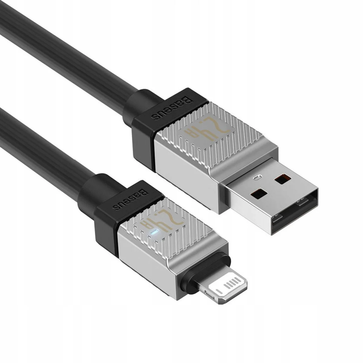 Дата кабель Baseus CoolPlay Series USB to Lightning 2.4A (1m) (CAKW00040) Black