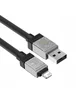 Дата кабель Baseus CoolPlay Series USB to Lightning 2.4A (1m) (CAKW00040) Black