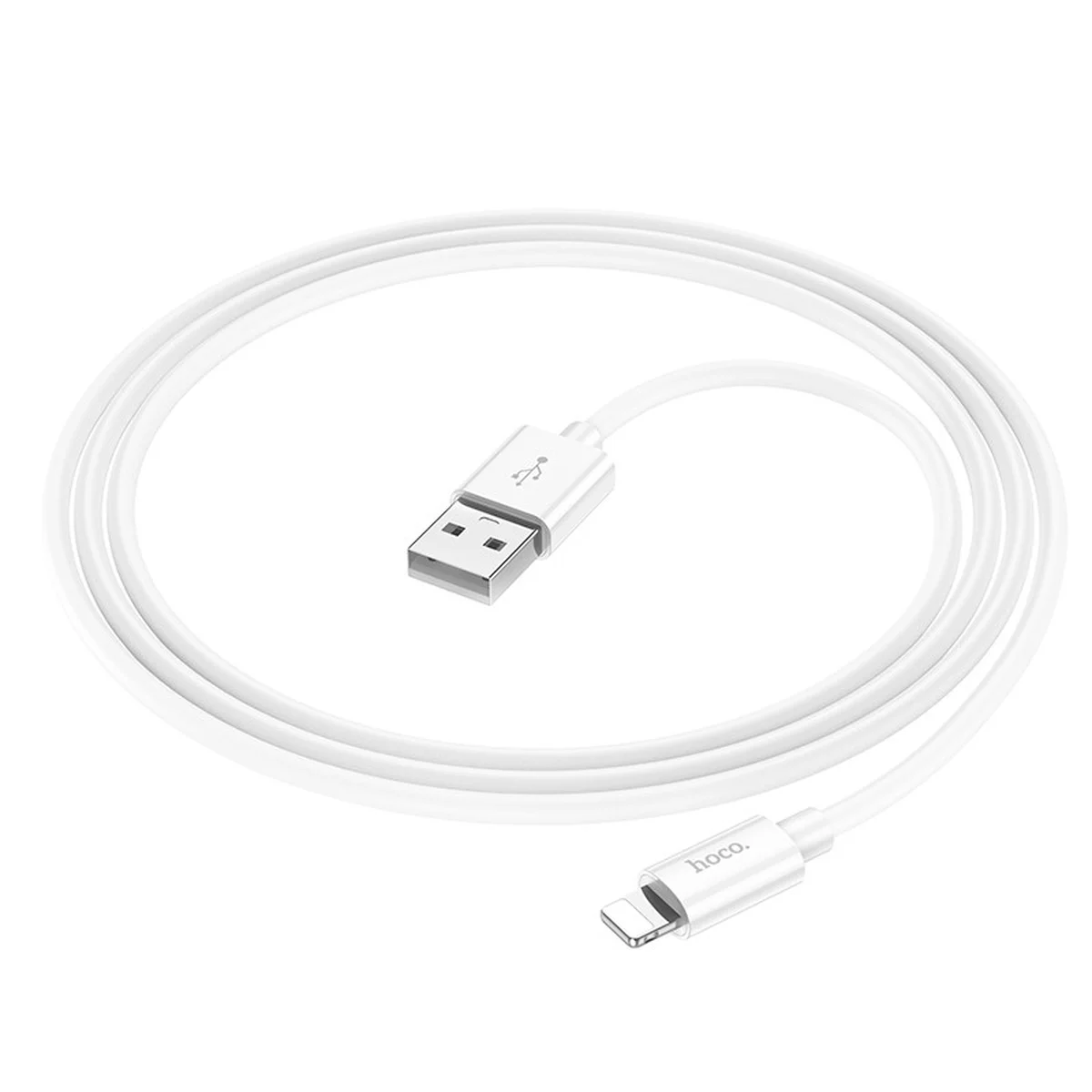 Дата кабель Hoco X87 Magic silicone USB to Lightning (1m) White