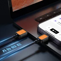 Дата кабель Hoco X108 Benefit USB to Lightning 2.4A (1m) Black