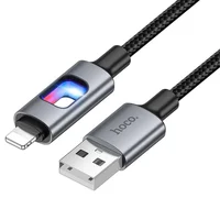 Дата кабель Hoco U144 New USB to Lightning 2.4A (1.2m) Black