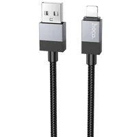 Дата кабель Hoco X110 Honorific USB to Lightning 2.4A (1m) Black