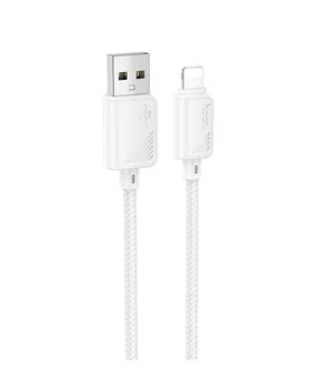 Дата кабель Hoco X113 Beneficio USB to Lightning (1m) White