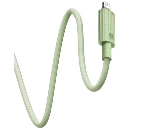 Дата кабель Baseus Habitat Series Fast Charging USB to Lightning 2.4A (2m) (P10360200) Natural Green
