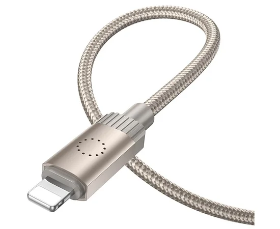 Дата кабель Hoco X117 Star USB to Lightning 2.4A (1m) Gold
