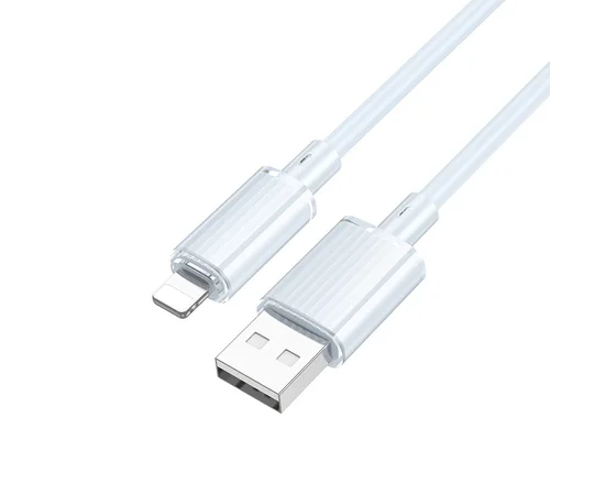 Дата кабель Borofone BX112 Lemon USB to Lightning 2.4A (1m) Blue