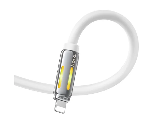 Дата кабель Hoco U136 Prize USB to Lightning 2.4A (1.2m) White