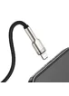 Дата кабель Baseus Cafule Series Metal USB to Lightning 2.4A (1m) (CALJK-A0) Black