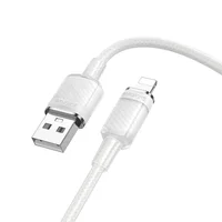 Дата кабель Borofone BU56 Succeed USB to Lightning 2.4A (1.2m) White