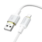 Дата кабель Hoco X128 Benefit USB to Lightning 12W (1m) White