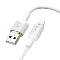 Дата кабель Hoco X128 Benefit USB to Lightning 12W (1m) White