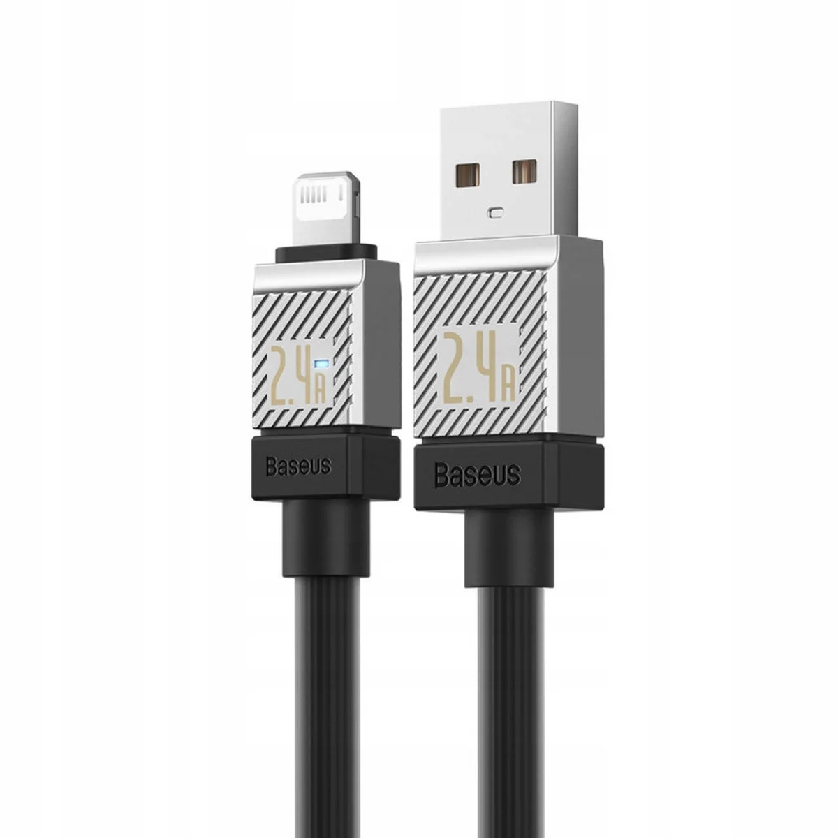 Дата кабель Baseus CoolPlay Series USB to Lightning 2.4A (1m) (CAKW00040) Black