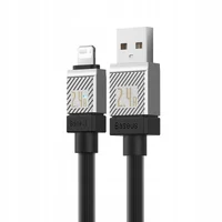 Дата кабель Baseus CoolPlay Series USB to Lightning 2.4A (1m) (CAKW00040) Black