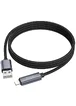 Дата кабель Hoco X112 Favor with display USB to Lightning 2.4A (1m) Black