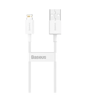 Дата кабель Baseus Superior Series Fast Charging Lightning Cable 2.4A (0.25m) (CALYS) Белый