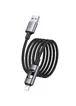 Дата кабель Hoco U144 New USB to Lightning 2.4A (1.2m) Black