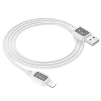 Дата кабель Hoco X108 Benefit USB to Lightning 2.4A (1m) White