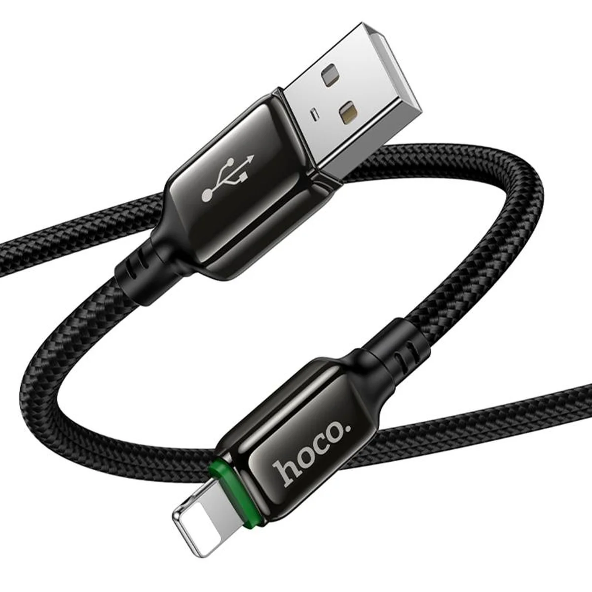 Дата кабель Hoco X127 Exceed USB to Lightning 12W (1m) Black
