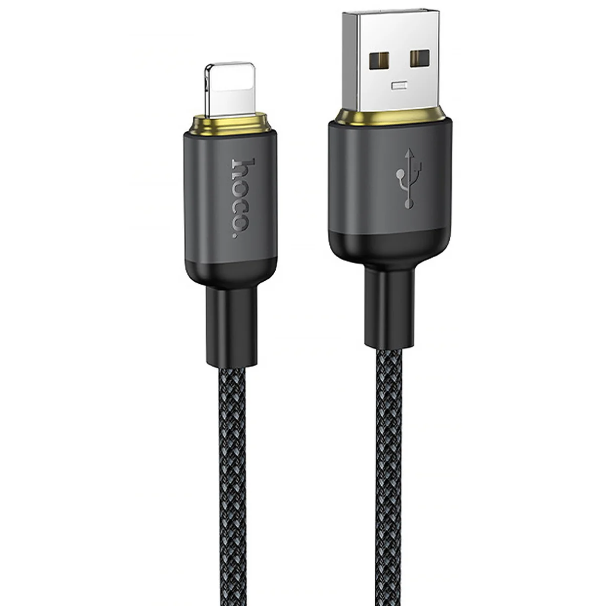 Дата кабель Hoco X128 Benefit USB to Lightning 12W (1m) Black
