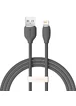 Дата кабель Baseus Jelly Liquid Silica Gel USB to Lightning 2.4A (1.2m) (CAGD000001) Black