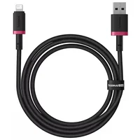 Дата кабель Baseus Dura Series Fast Charging USB to Lightning 2.4A (1m) (CB000122) Red / Black
