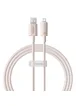 Дата кабель Baseus Habitat Series Fast Charging USB to Lightning 2.4A (2m) (P10360200) Wheat Pink