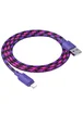 Дата кабель Hoco X116 Meridian USB to Lightning 2.4A (1m) Gradient Purple Mix
