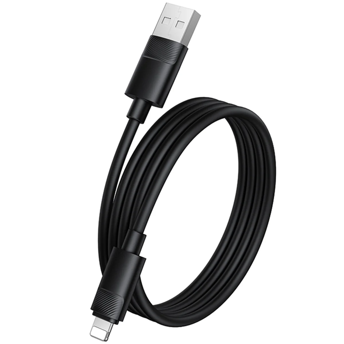 Дата кабель Borofone BX123 Leya USB to Lightning 12W (1m) Black