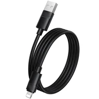 Дата кабель Borofone BX123 Leya USB to Lightning 12W (1m) Black