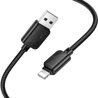 Дата кабель Hoco X113 Beneficio USB to Lightning (1m) Black