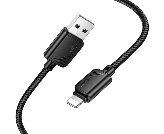 Дата кабель Hoco X113 Beneficio USB to Lightning (1m) Black