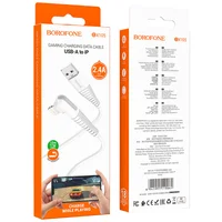 Дата кабель Borofone BX105 Corriente USB to Lightning (1m) White