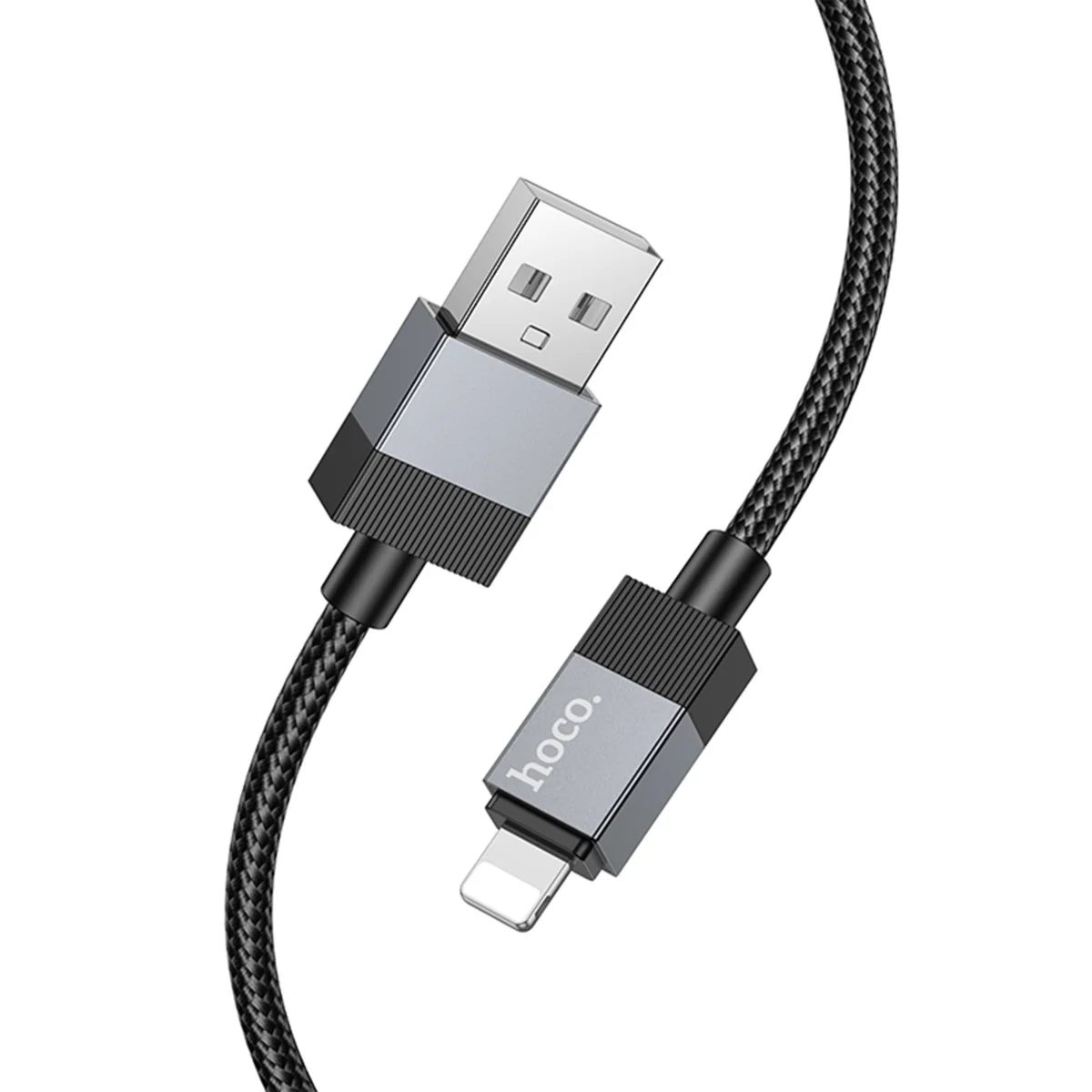 Дата кабель Hoco X110 Honorific USB to Lightning 2.4A (1m) Black