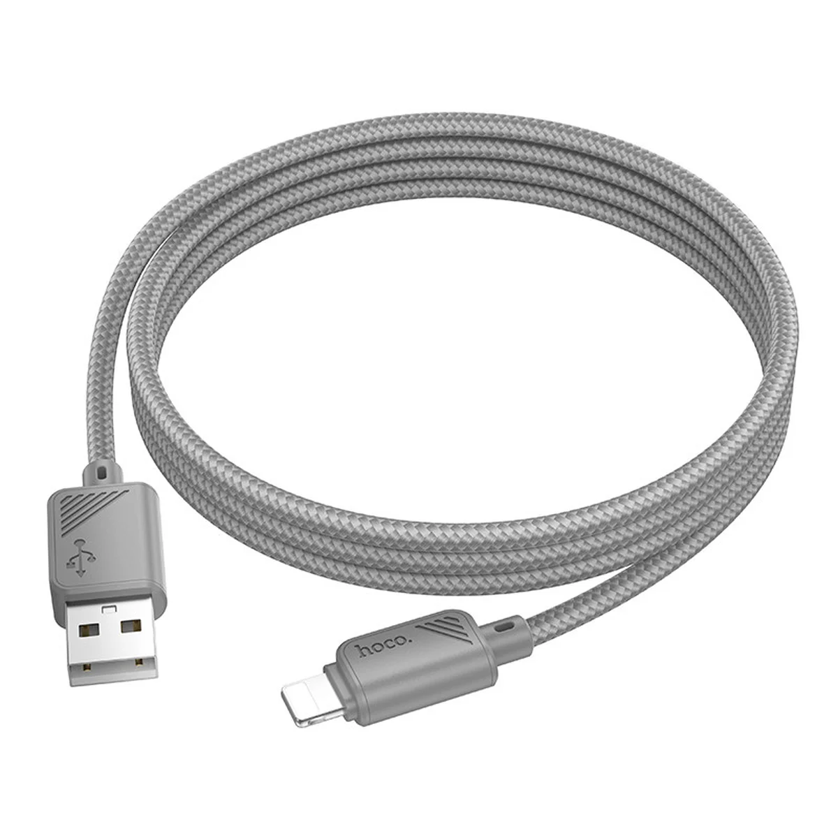 Дата кабель Hoco X113 Beneficio USB to Lightning (1m) Gray