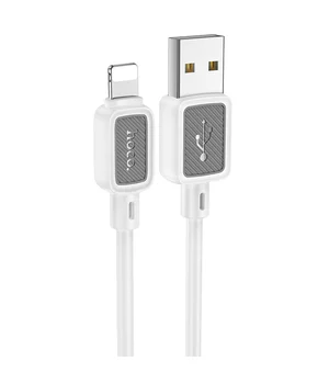Дата кабель Hoco X108 Benefit USB to Lightning 2.4A (1m) White