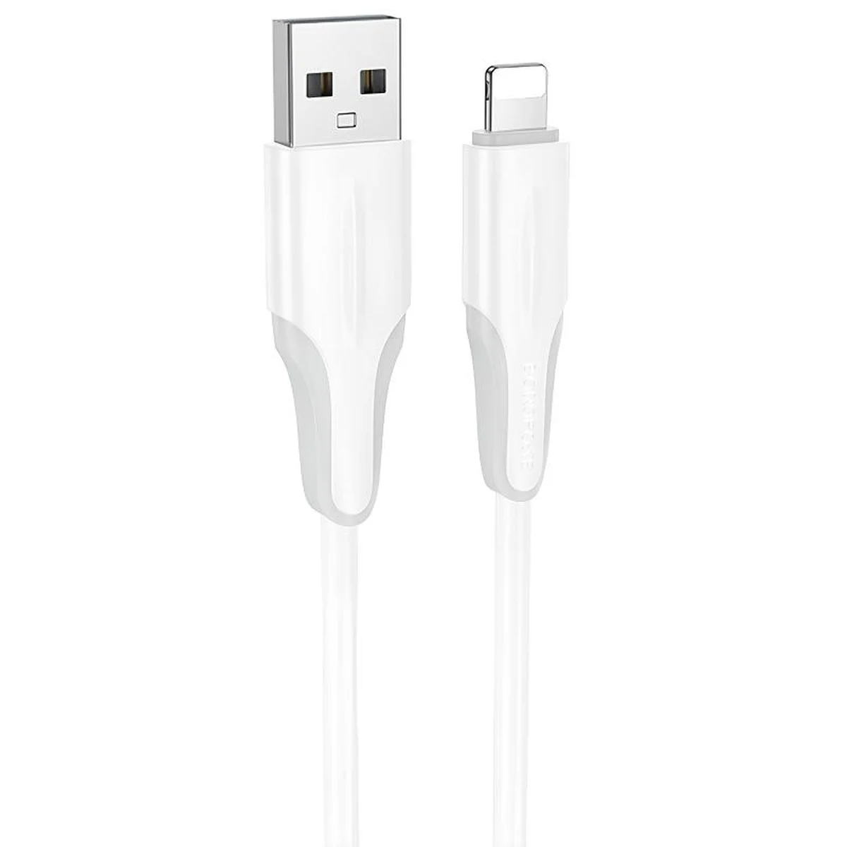 Дата кабель Borofone BX119 New USB to Lightning 2.4A (1m) White