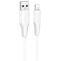 Дата кабель Borofone BX119 New USB to Lightning 2.4A (1m) White